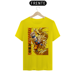 Nome do produto Camiseta Anime DBZ - Goku S. Sayajin 3 Dourado