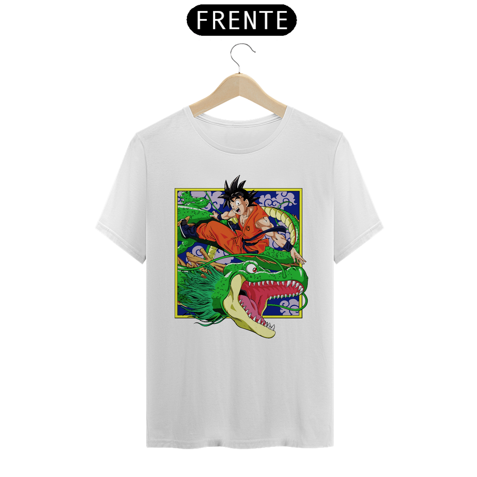 Camiseta Anime DBZ - Goku e Shenlong