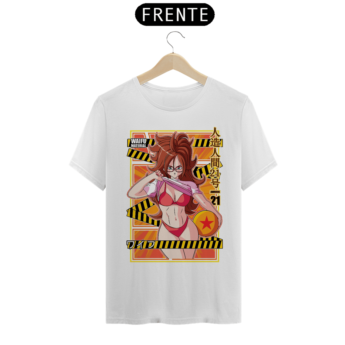 Nome do produto: Camiseta Anime DBZ - Androide 21