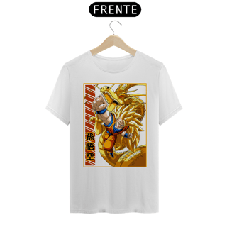 Nome do produto Camiseta Anime DBZ - Goku S. Sayajin 3 Dourado