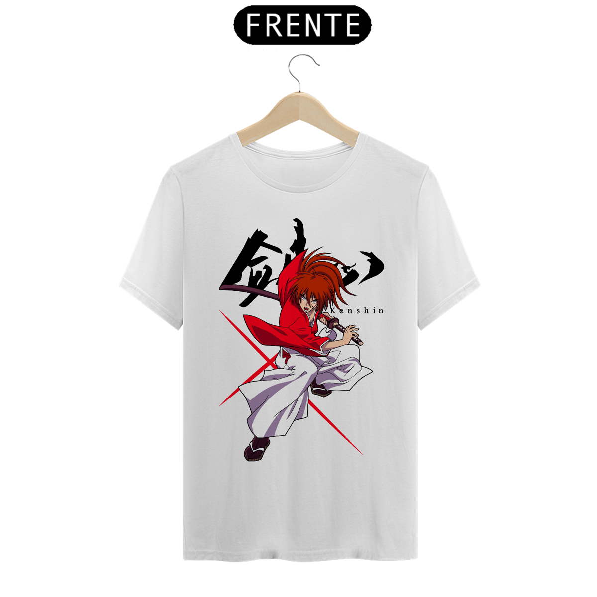 Nome do produto: Camiseta Anime Samurai X - Kenshin X8
