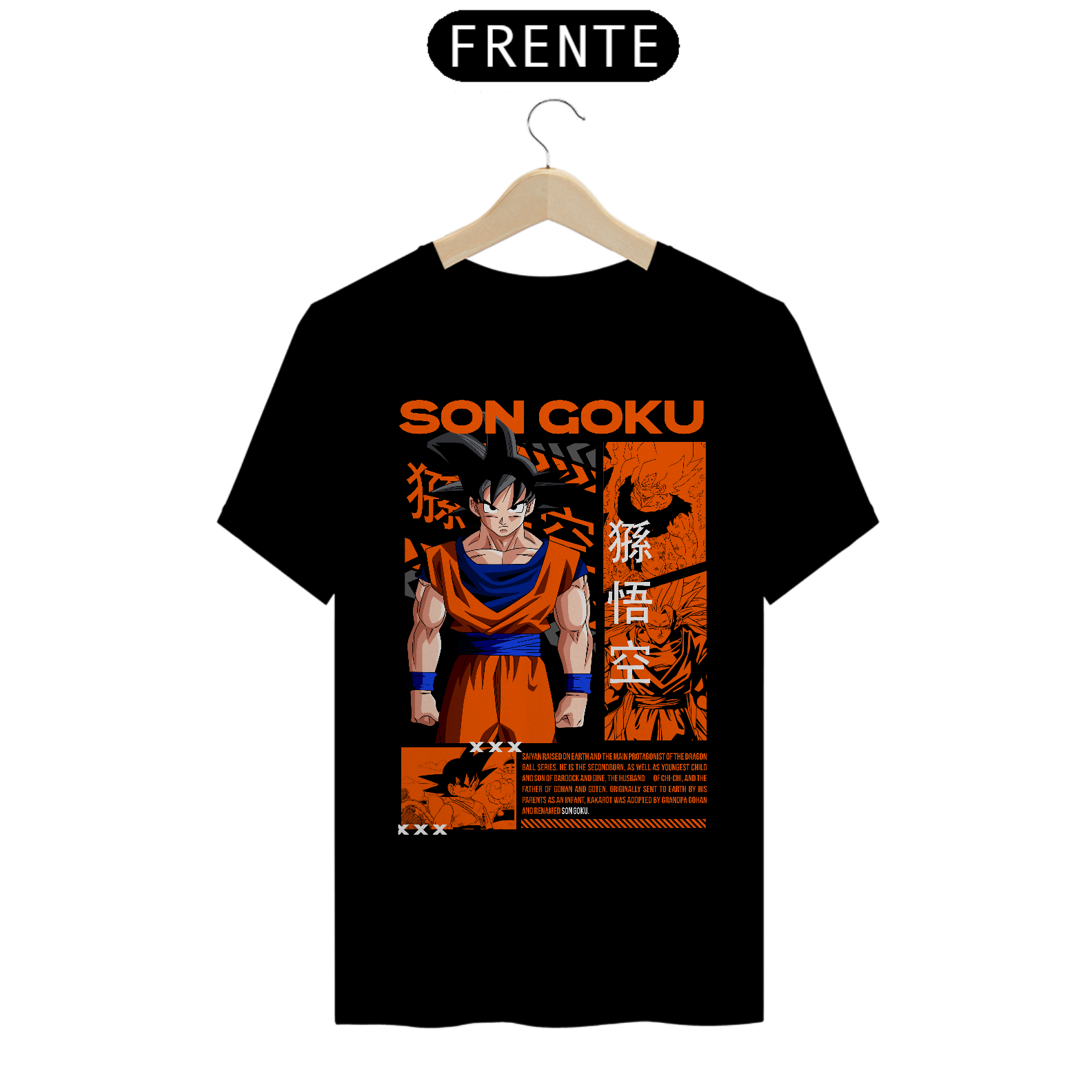 Camiseta Anime DBZ - Son Goku 