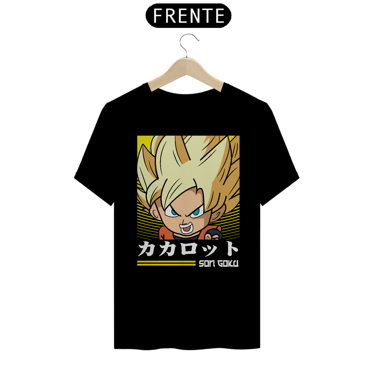 Nome do produto: Camiseta Anime DBZ - Son Goku SSJ