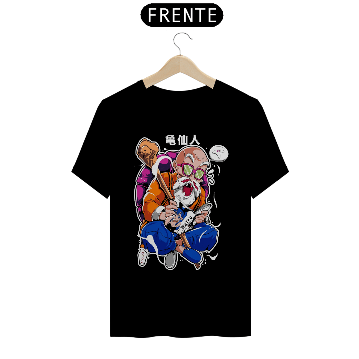 Nome do produto: Camiseta Anime DBZ - Mestre Kame Revista