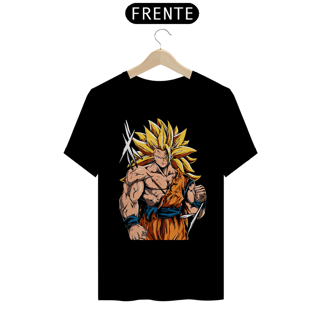 Camiseta Anime DBZ - Goku Super Sayajin 3