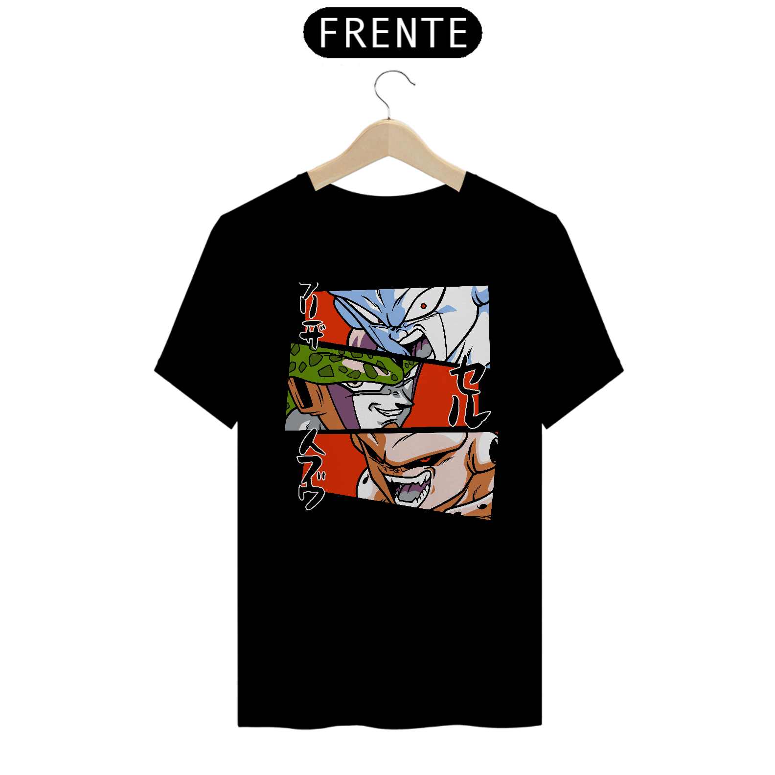 Camiseta Anime DBZ - Vilões