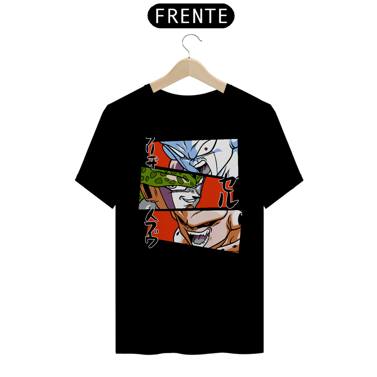 Nome do produto: Camiseta Anime DBZ - Vilões