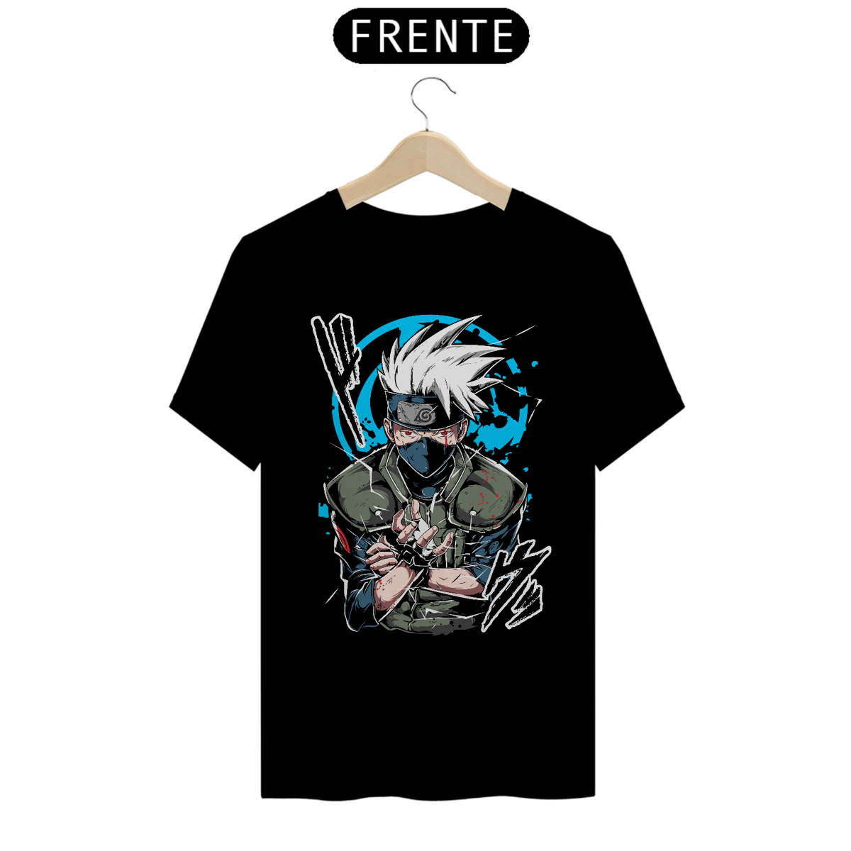 Nome do produto: Camiseta Anime Naruto - Kakashi Hatake