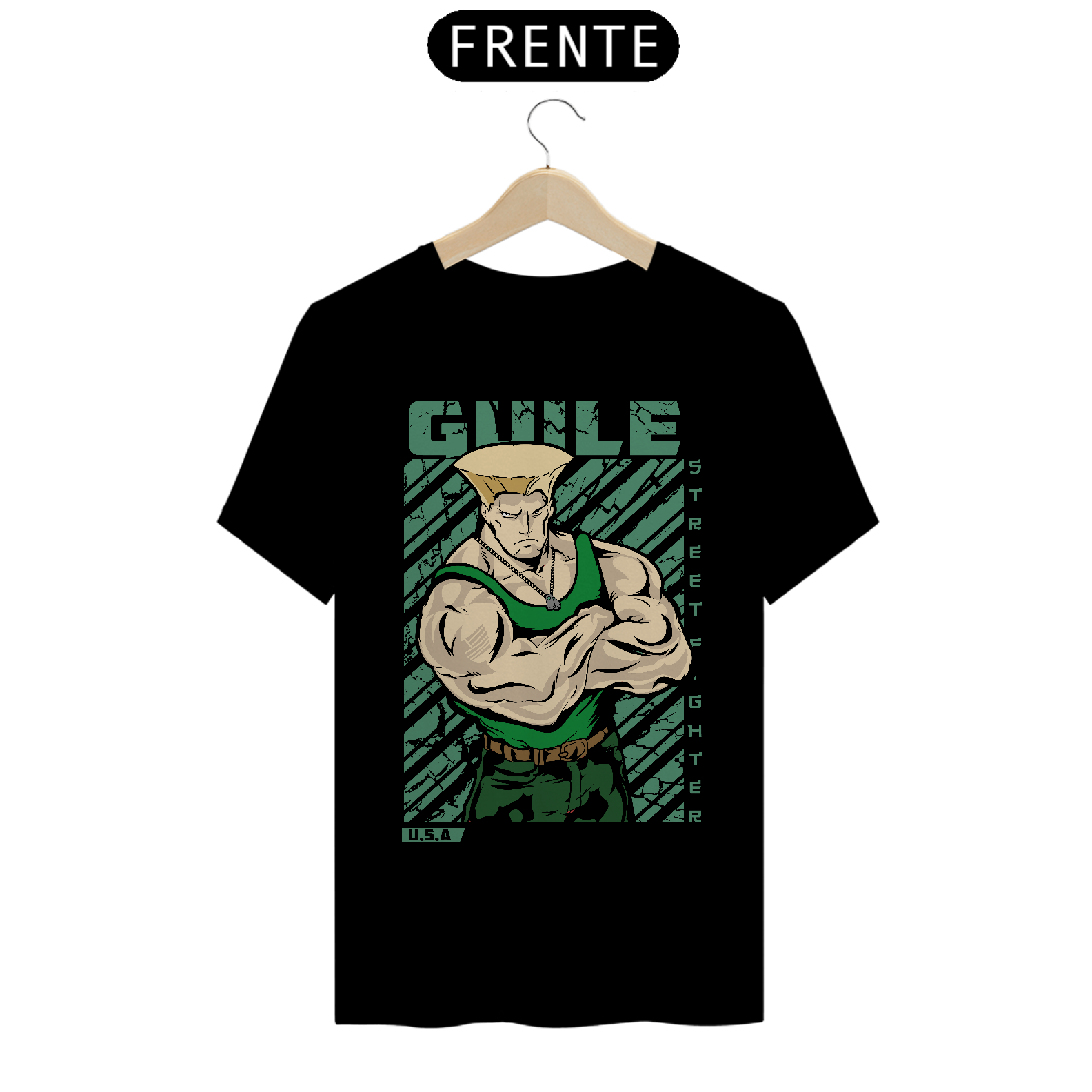 Camiseta Street Fighter - Guile