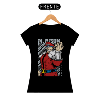 Camiseta Baby Look Street Fighter - M. Bison