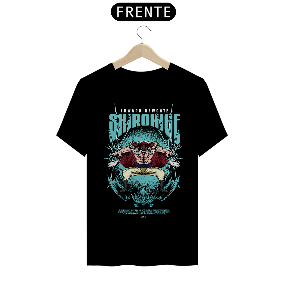 Nome do produto: Camiseta Anime One Piece - Edward Newgate