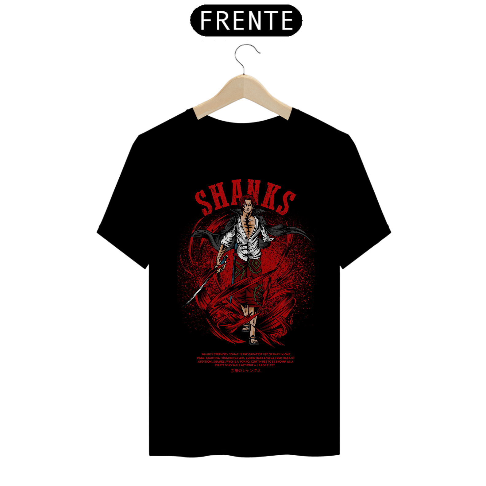 Camiseta Anime One Piece - Shanks