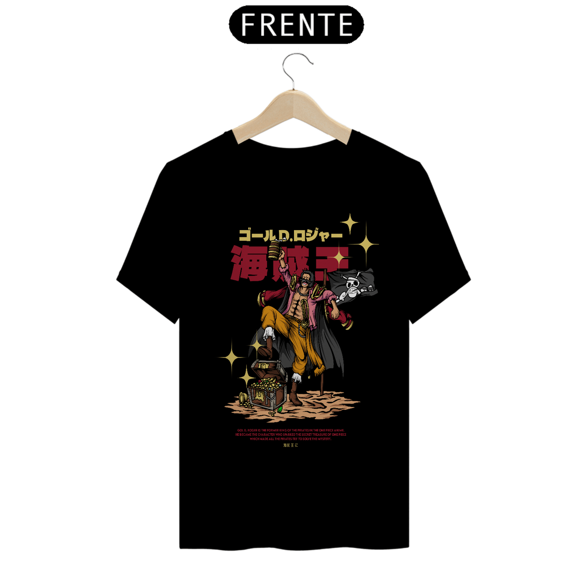 Nome do produto: Camiseta Anime One Piece - Gol D. Roger
