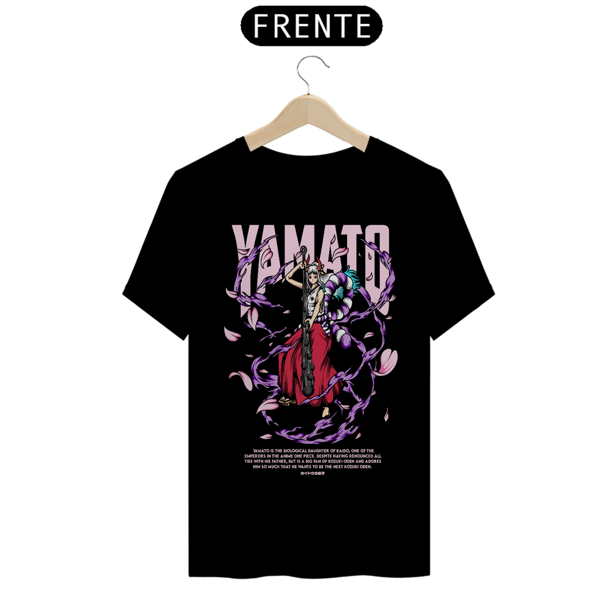 Nome do produto: Camiseta Anime One Piece - Yamato