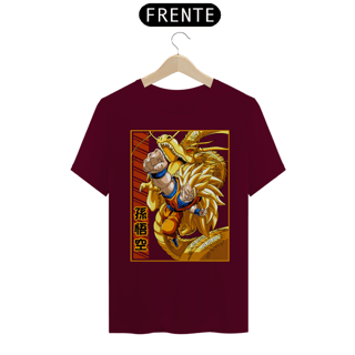 Nome do produto Camiseta Anime DBZ - Goku S. Sayajin 3 Dourado