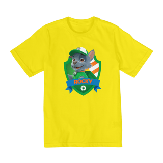 Nome do produto T-shirt infantil - Rocky Patrulha Canina