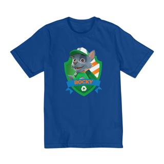 Nome do produto T-shirt infantil - Rocky Patrulha Canina
