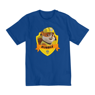 Nome do produto T-shirt infantil - Rubble Patrulha Canina
