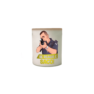 Nome do produto Caneca Se Reagir é Saco