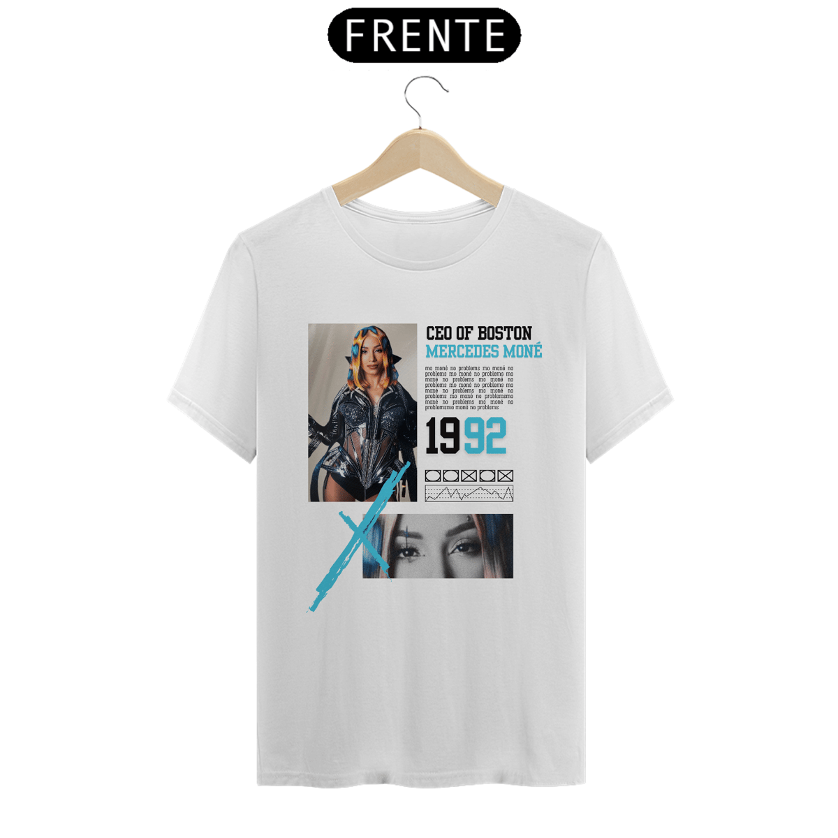Nome do produto: Camiseta Mercedes Moné - branca