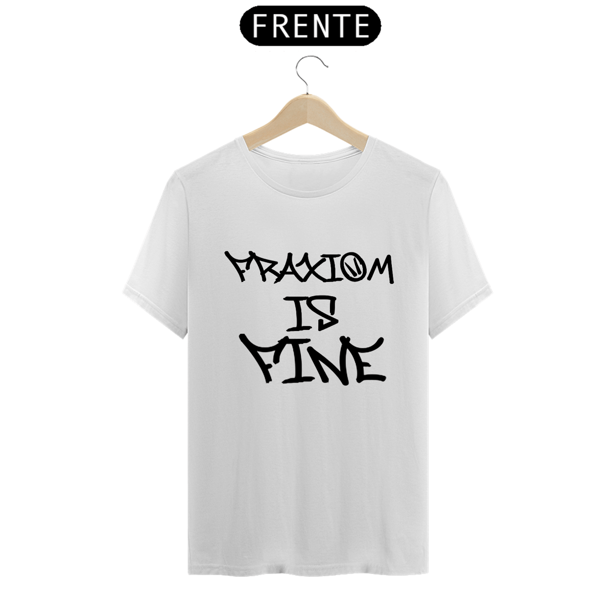 Nome do produto: Camiseta Fraxiom is fine - branca