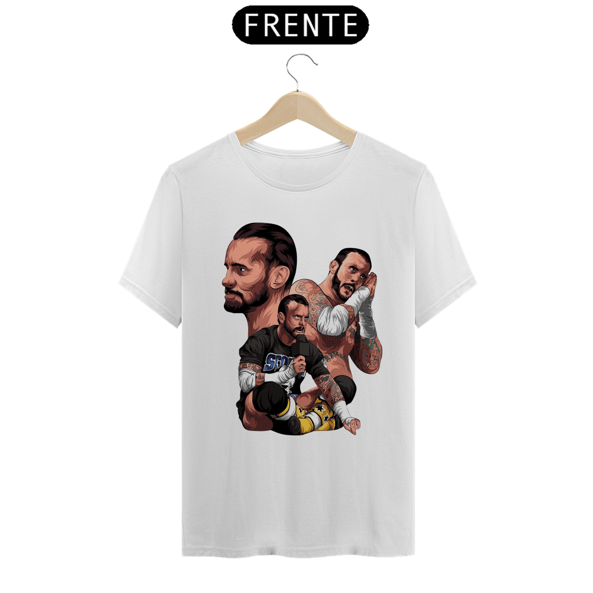 Nome do produto: Camiseta CM Punk