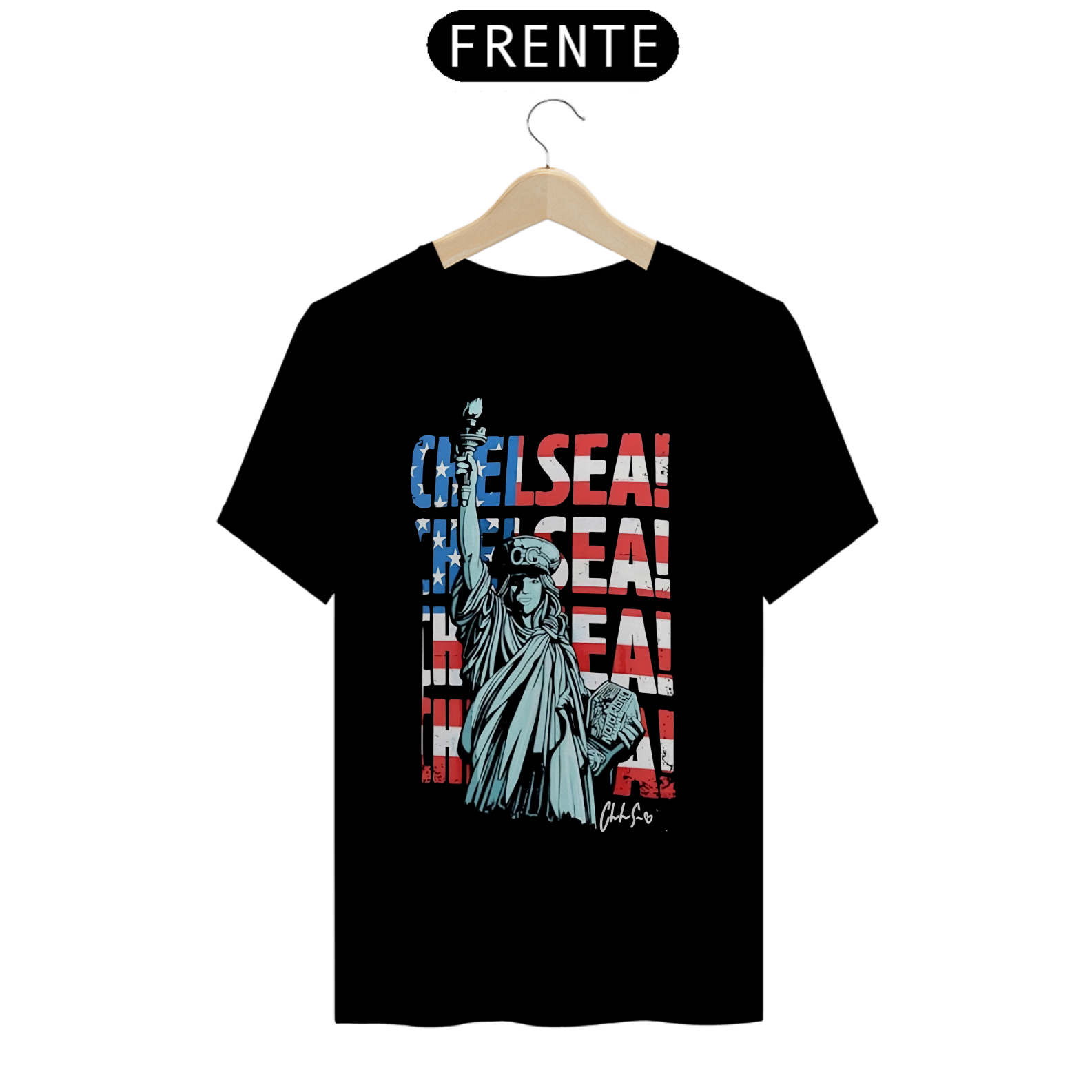 Camiseta Chelsea Green Statue