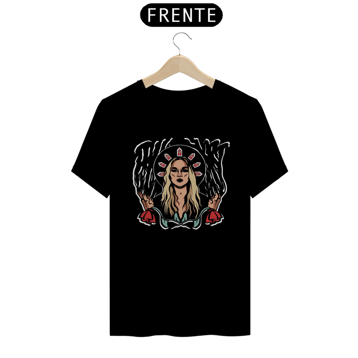 Nome do produto: Camiseta Julia Hart AEW - preta