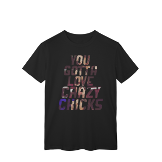Nome do produto Camiseta - AJ Lee - You gotta love crazy chicks