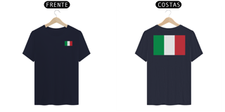 Nome do produto Camiseta Bandeira da Itália | T-Shirt Prime