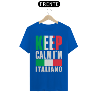 Nome do produto Camiseta | Keep Calm sou Italiano