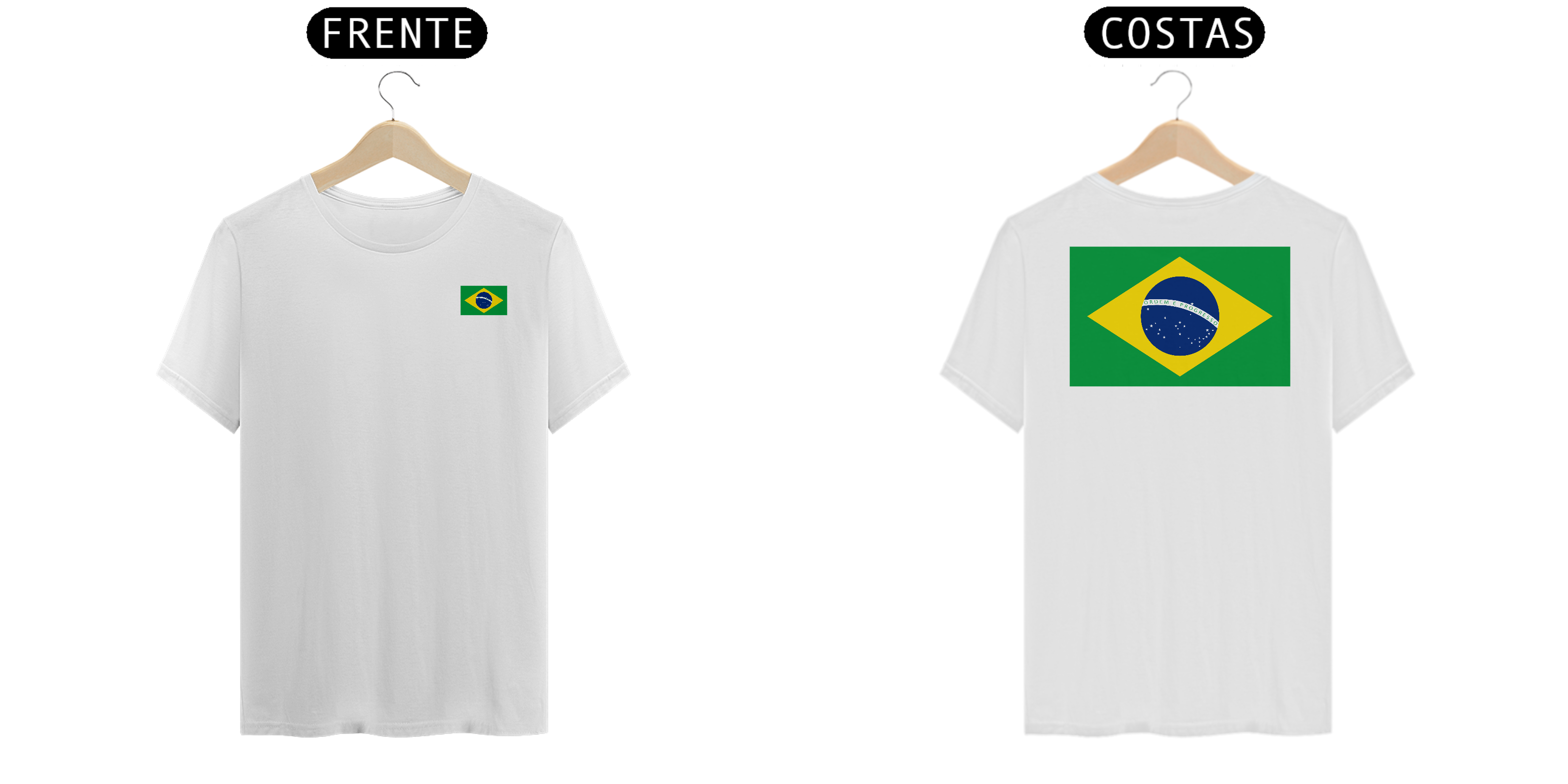 Camiseta Bandeira do Brasil | T-Shirt Classic