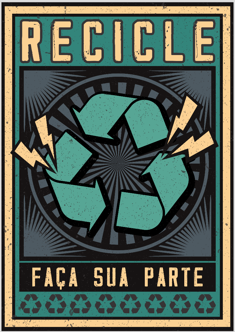 Poster Faça sua parte recicle II