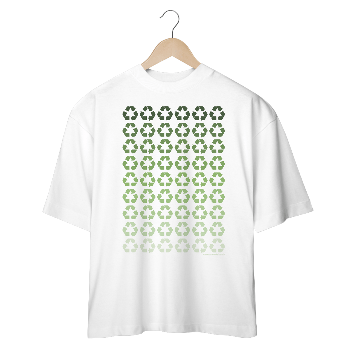 Nome do produto: Camiseta Recicle V | Oversized