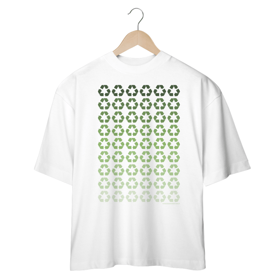 Camiseta Recicle V | Oversized