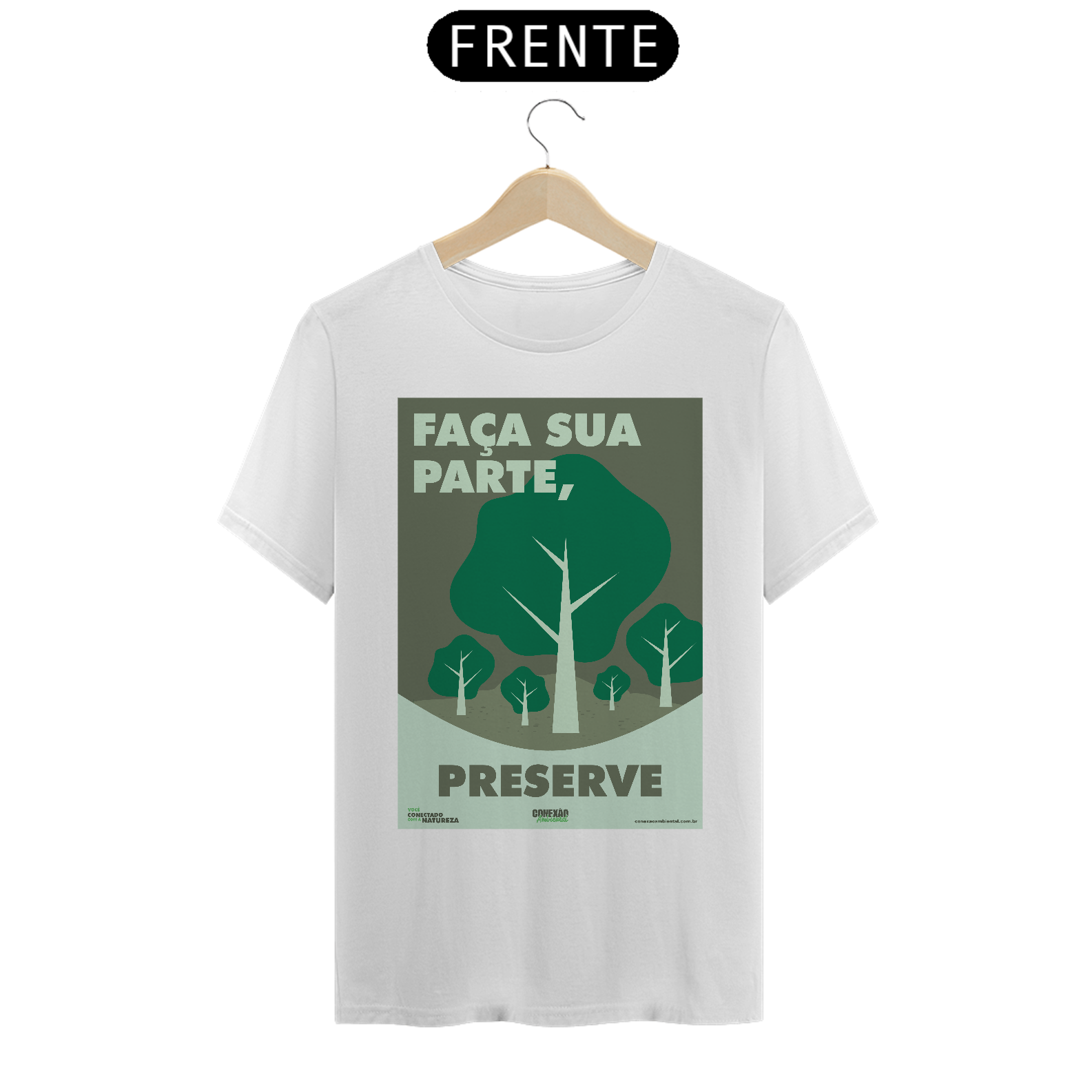 Camiseta | Preserve a Natureza | T-Shirt Prime