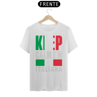 Nome do produto Camiseta | Keep Calm sou Italiana