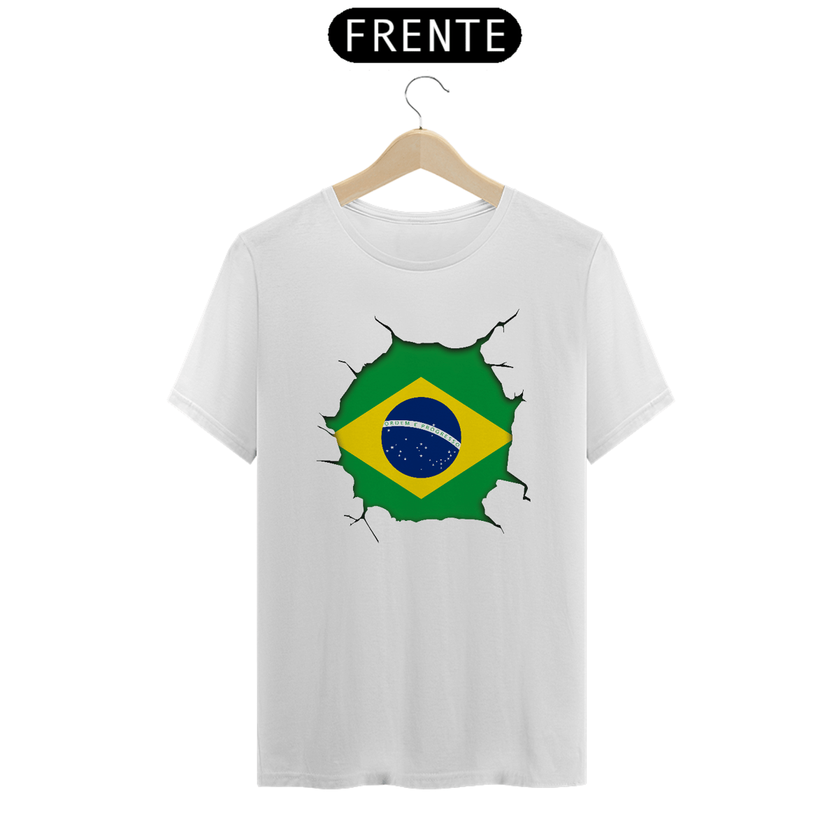 Nome do produto: Camiseta Bandeira Brasil III