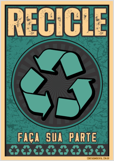 Nome do produto Poster | Faça sua parte recicle II