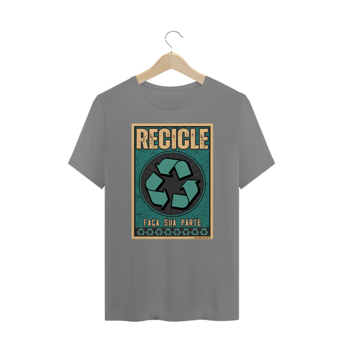 Nome do produto: Camiseta | Faça sua parte recicle III - T-Shirt Plus Size