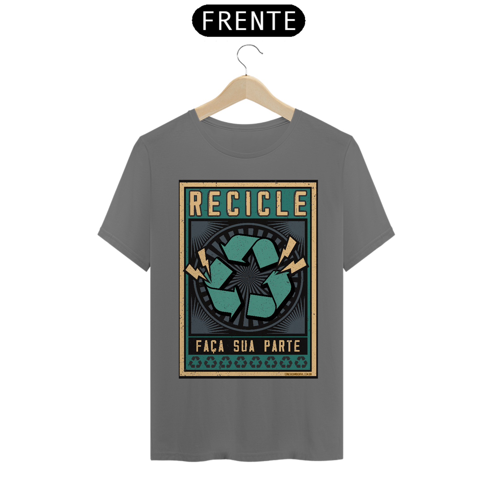 Camiseta | Faça sua parte recicle III - T-Shirt Estonada