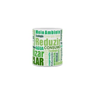 Nome do produto Caneca Reduzir, Reutilizar e Reciclar