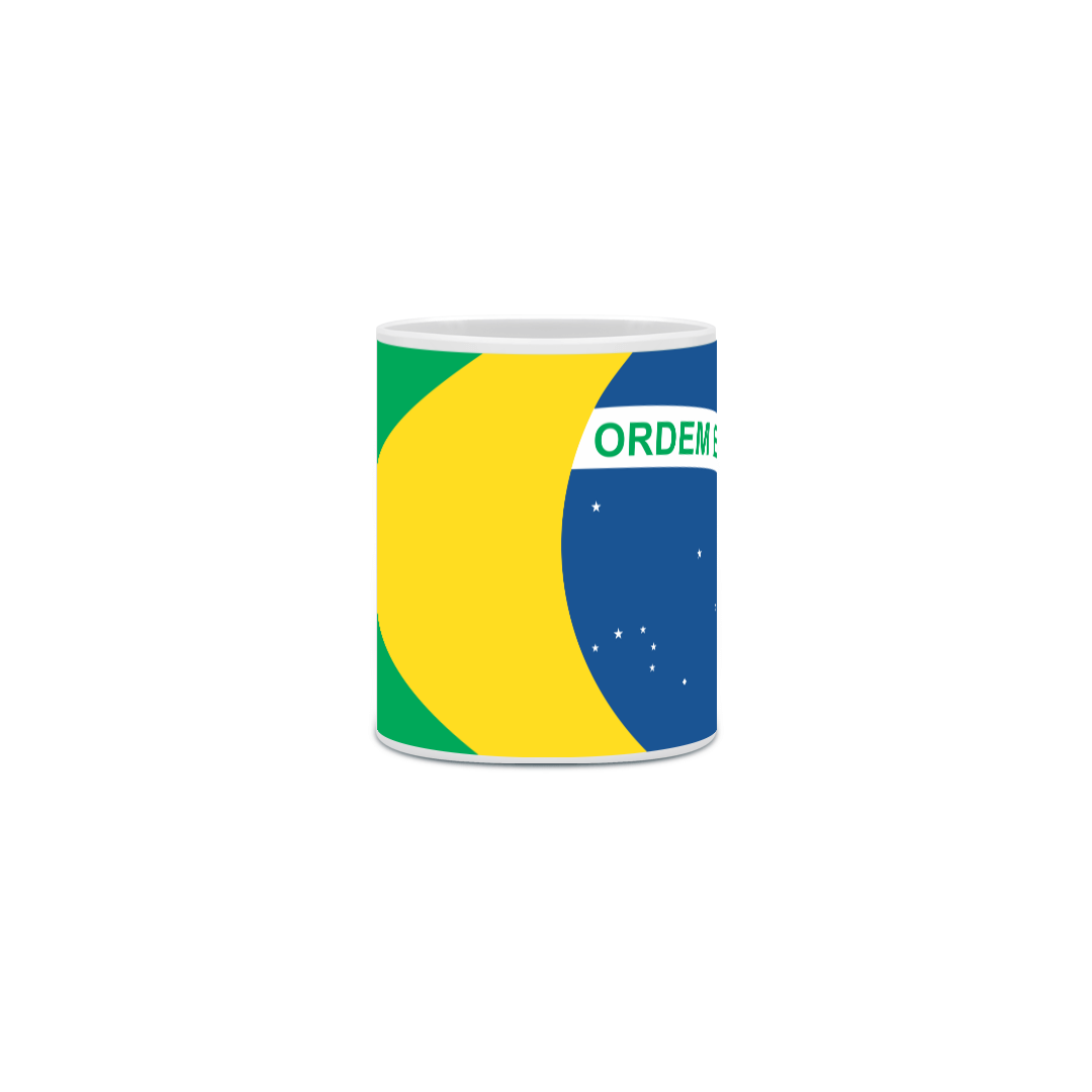 Caneca Bandeira do Brasil II