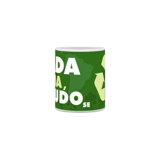 Nome do produto Caneca Meio Ambiente | Nada Se Cria Tudo se Recicla