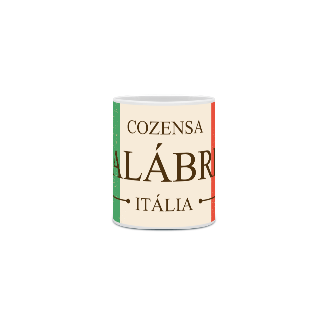 Nome do produto: Caneca Origem | Cosenza | Calábria | Itália