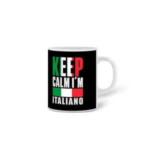 Nome do produto Caneca Keep Calm I´m Italiano