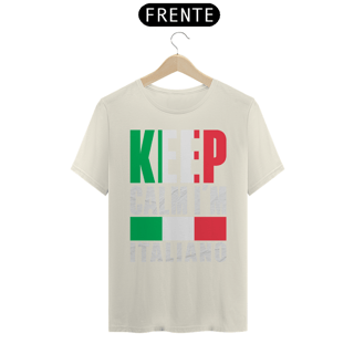 Nome do produto Camiseta | Keep Calm sou Italiano