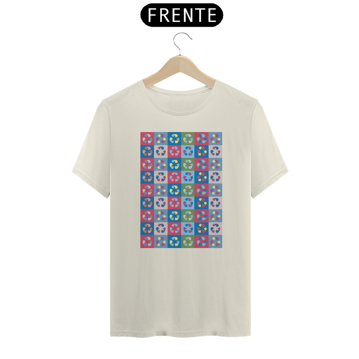 Nome do produto: Camiseta Recicle  | T-Shirt Pima