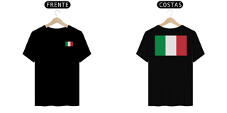 Nome do produto Camiseta Bandeira da Itália | T-Shirt Prime