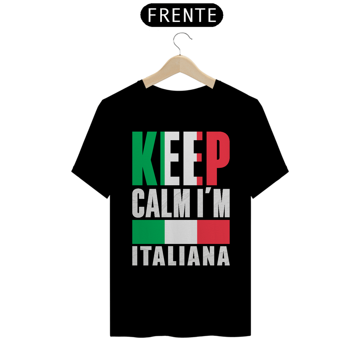 Nome do produto: Camiseta | Keep Calm sou Italiana